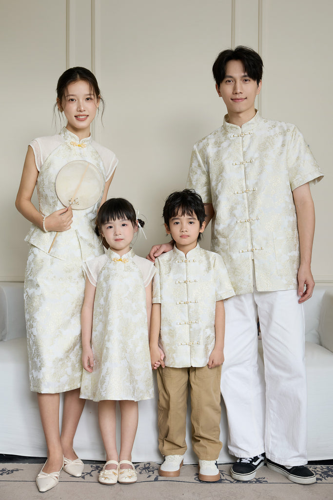 Prelaunch: 锦和 Harmony of Jinhe Jacquard Skirt- Light Champagne [XS/S/M/L/XL/XXL]