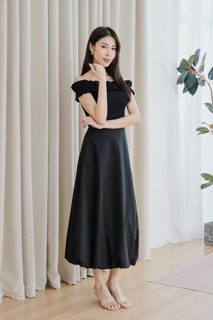 Sandro Balloon A-line Skirt - Black [XS/S/M/L/XXL]