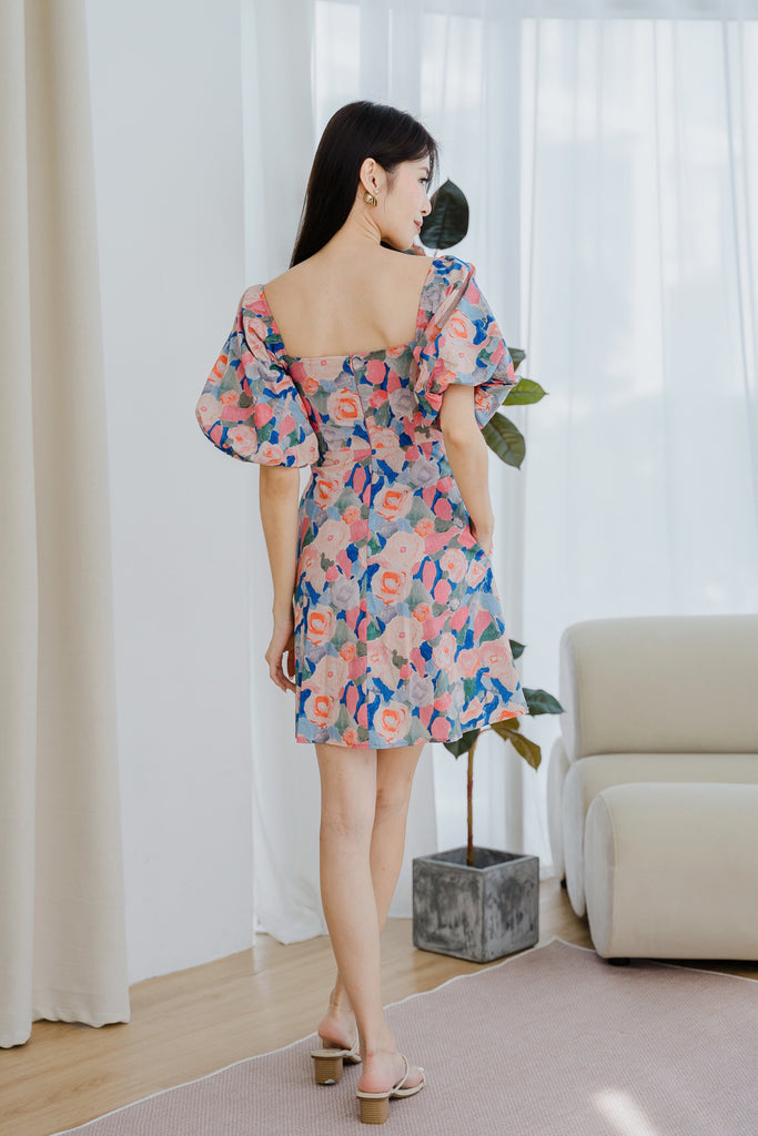 Mon Cheri Bustier Seam Dress Romper - Rose [XS/S/M/L/XL/XXL]