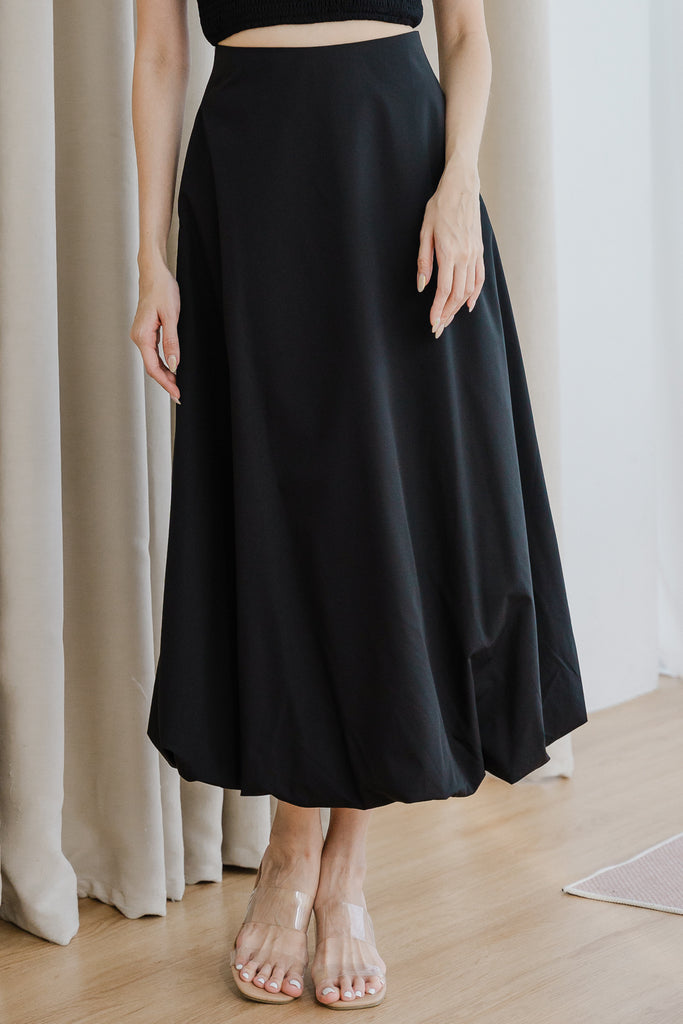 Sandro Balloon A-line Skirt - Black [XS/S/M/L/XXL]