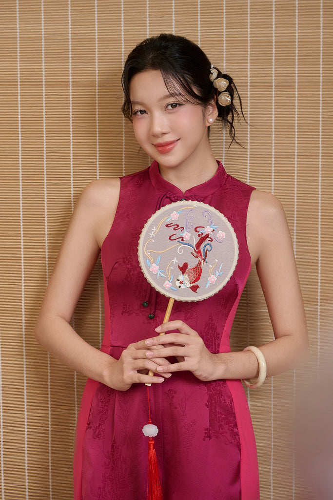 云黛 House of Yun Cheongsam Jumpsuit - Fuchsia [XS/S/M/L/XL/XXL]