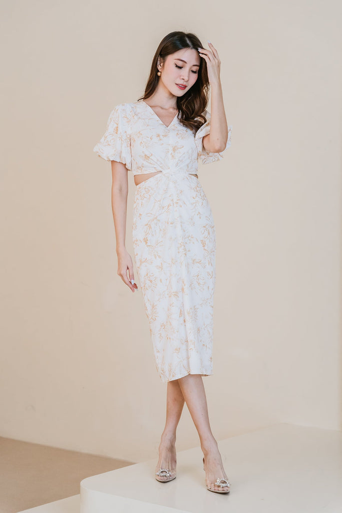 Restock: Luna Twist Knot Cut Out Dress