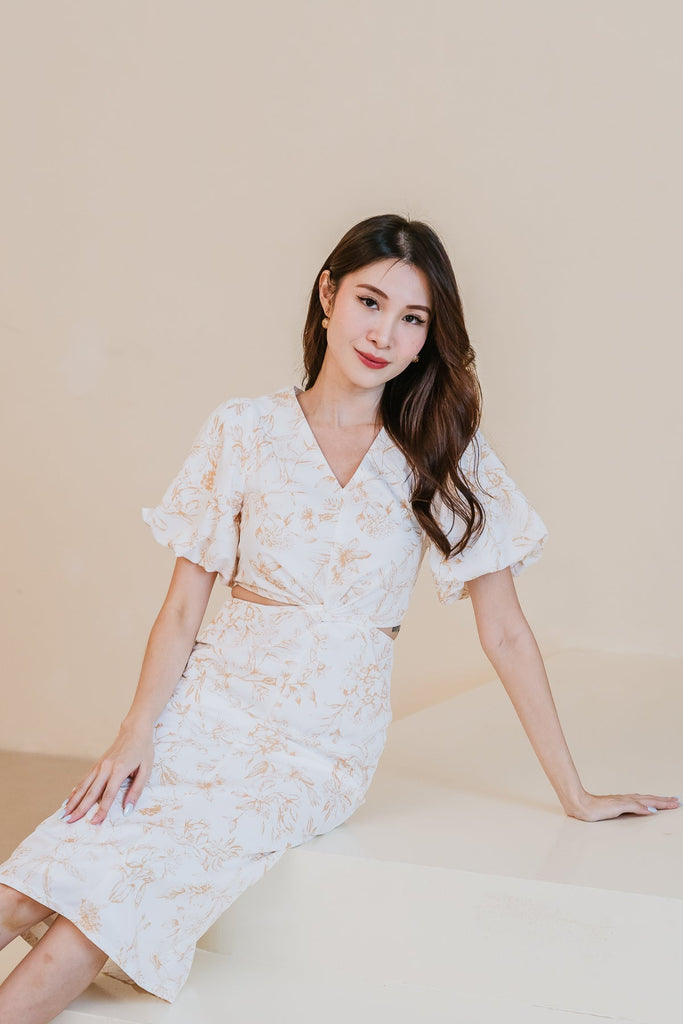 Restock: Luna Twist Knot Cut Out Dress