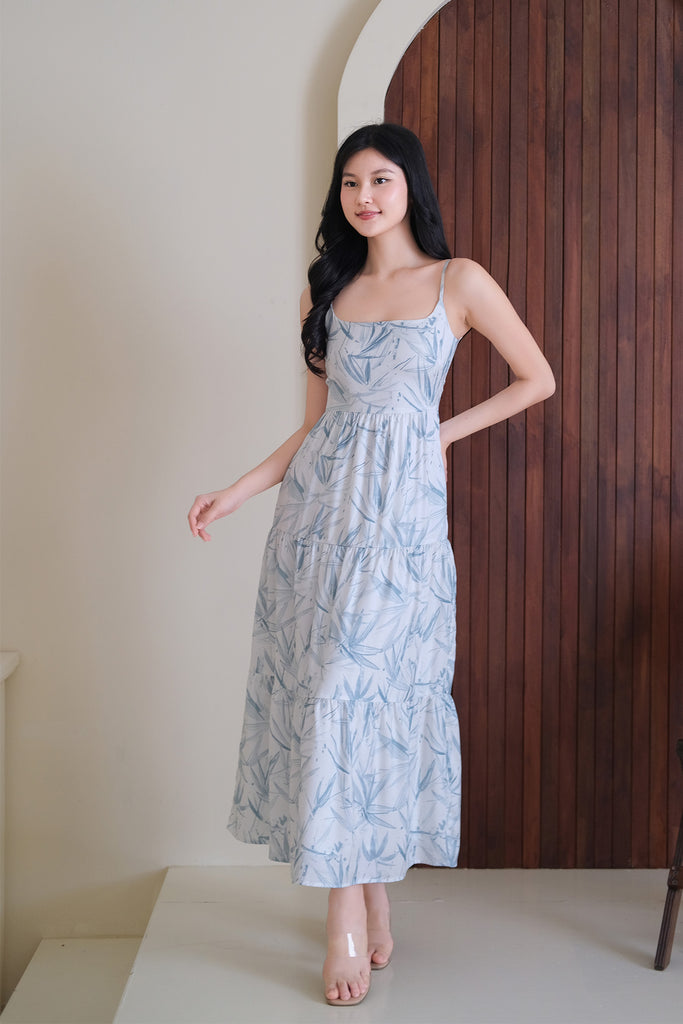 Amelyn Spaghetti Tier Dress - Teal [XS/S/M/L/XL/XXL]