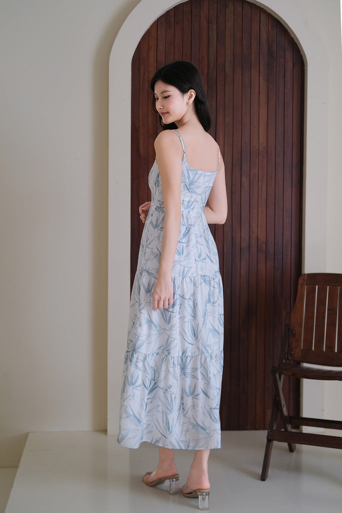 Amelyn Spaghetti Tier Dress - Teal [XS/S/M/L/XL/XXL]