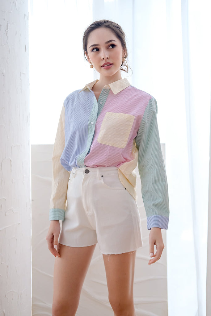 Dhilriba Colourblock Stripes Shirt - XS/S/M/L/XL