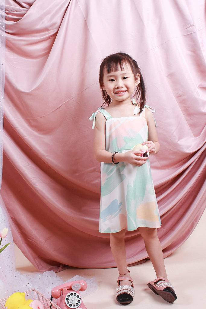 Chance Kids Tie Strap Dress - [12M/18M/2Y/3Y/4Y/5Y/6Y]