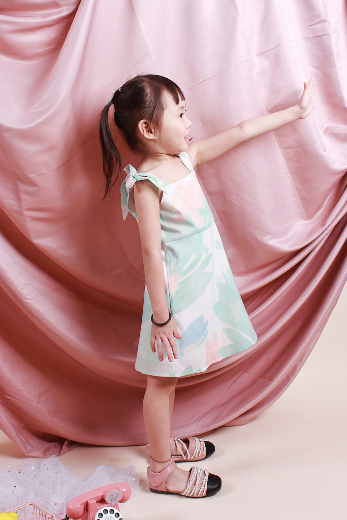 Chance Kids Tie Strap Dress - [12M/18M/2Y/3Y/4Y/5Y/6Y]