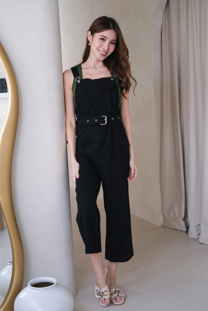Darica Capri Utility Dungaree - Black [XS/S/M/L/XL]